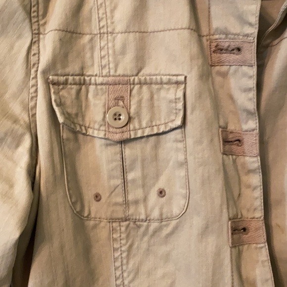 Tan women utility jacket size: M - Picture 2 of 9